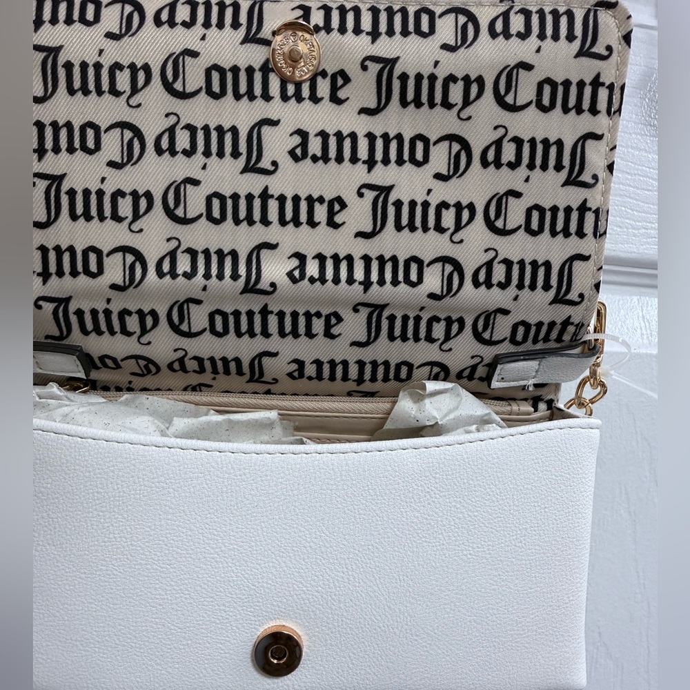 NWT Juicy Couture Miss Independent Crossbody in Medium Wash Denim - Picture 5 of 7